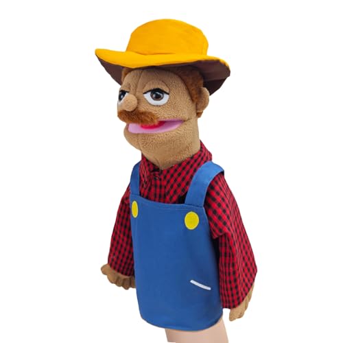 Tierhandpuppen | Handpuppen -Set | Familienhandpuppe | Süße gefüllte Puppen mit bewegender Mund | Familienmitglieder Puppen | Weiche pädagogische Puppenspiele Spielzeug für das Geschichtenerzählen von Generisch
