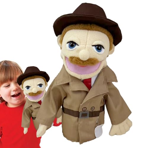 Tierhandpuppen | Handpuppen -Set | Familienhandpuppe | Süße gefüllte Puppen mit bewegender Mund | Familienmitglieder Puppen | Weiche pädagogische Puppenspiele Spielzeug für das Geschichtenerzählen von Generisch