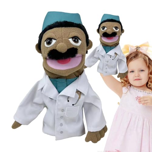 Tierhandpuppen | Handpuppen -Set | Familienhandpuppe | Süße gefüllte Puppen mit bewegender Mund | Familienmitglieder Puppen | Weiche pädagogische Puppenspiele Spielzeug für das Geschichtenerzählen von Generisch