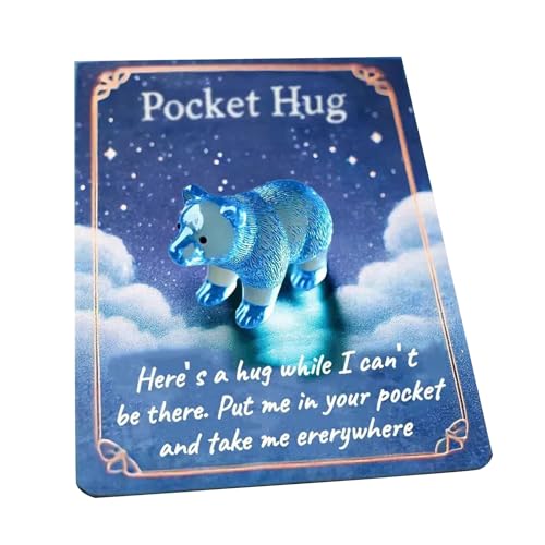 Tierische Taschenfreunde | Miniaturfiguren Mit Karte,Figuren Spielzeug Für Geburtstag Weihnachten Ostern Familie Freunde Alle Altersgruppen von Generisch