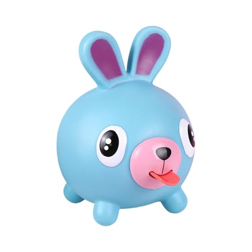 Tierische Zunge Squeeze Toy Gummi Squeeze Schreien Spielzeug Stress Ball mit Sound Funny Helper Ball Stress Relieving lustig und niedlich Geschenke (Blau) von Generisch