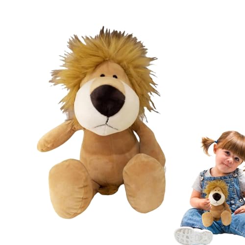 Tierplüschspielzeug - Löwe Elefant Affe Plüsch, Weiche Dschungeltiere Kissen, Huggable Toy Collection | Kuschelige Zoo Tierplüschies, Gefüllte Safari -Freunde, Niedliche Weiche Plüsch Für Kinder Wildt Tierplüschspielzeug - Löwe Elefant Affe Plüsch, Weiche Dschungeltiere Kissen, Huggable Toy Collection | Kuschelige Zoo Tierplüschies, Gefüllte Safari -Freunde, Niedliche Weiche Plüsch Für Kinder Wildt von Generisch