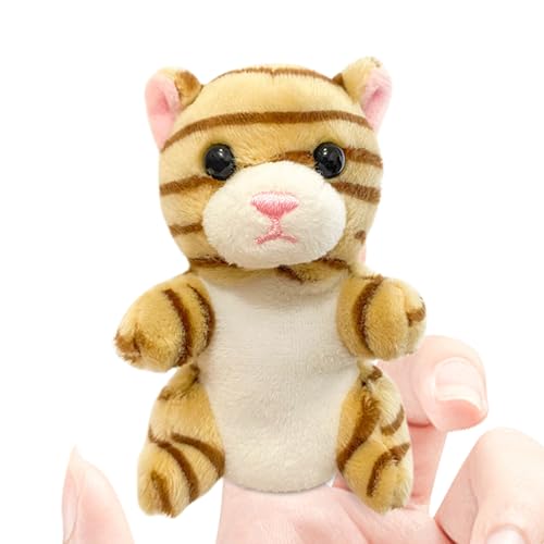 Tierpuppenpuppen, Fingerpuppen - Tierplüschfingerpuppen - Kleinstöckige Zeitfiguren Spielzeugfarm Party Gefälligkeiten für, Mädchen und Klassenzimmer von Generisch