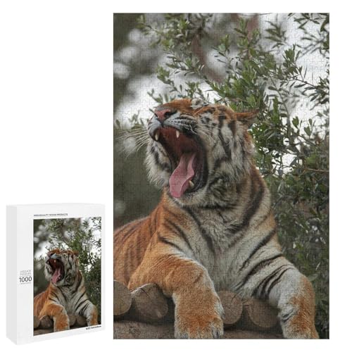 Tiger im Dschungel 1000 Teile Set Holzpuzzle - Umweltfreundliches Holz, perfektes kreatives Geschenk für Senioren Tiger im Dschungel 1000 Teile Set Holzpuzzle - Umweltfreundliches Holz, perfektes kreatives Geschenk für Senioren von Generisch