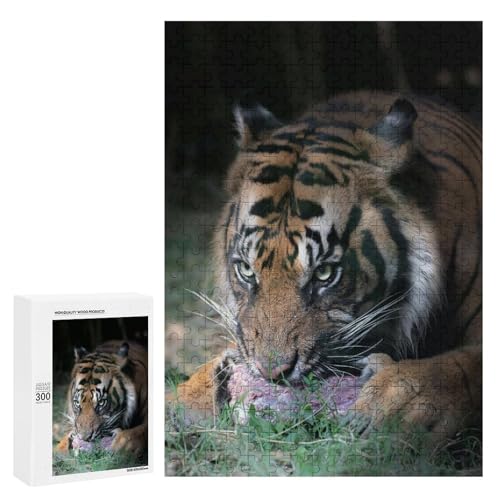 Tiger im Wald 300 Teile Set Holzpuzzle - Poliertes Holz, perfektes therapeutisches Hobby für Sammler Tiger im Wald 300 Teile Set Holzpuzzle - Poliertes Holz, perfektes therapeutisches Hobby für Sammler von Generisch