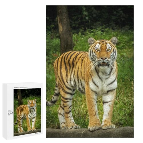 Tiger in Nature 1000 Teile Set Holzpuzzle - Umweltfreundliches Holz, perfekte Geschicklichkeitsentwicklung für Paare von Generisch