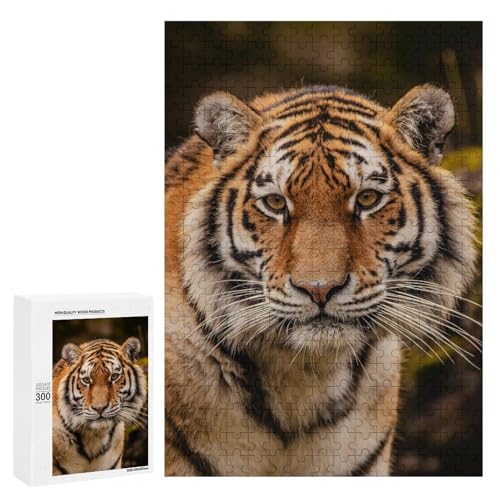 Tiger in Nature 300 Teile Set Holzpuzzle - Poliertes Holz, Perfekter Indoor-Spaß für Senioren Tiger in Nature 300 Teile Set Holzpuzzle - Poliertes Holz, Perfekter Indoor-Spaß für Senioren von Generisch