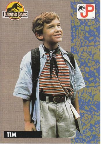 Tim, der neunjährige Enkel von John Hammond, Topps J. Park Spielfilm Sammelkarte 14 aus dem Jahr 1993 von Generisch