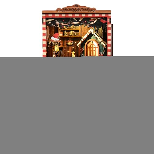 Tiny House Kit, 3D Holz Puzzle Gebäude Weihnachtshaus Bastelset, Deko Modellbau Bastelset für Kinder Erwachsene Arbeitszimmer Wohnheim Homeoffice Geschäft Schlafzimmer Tiny House Kit, 3D Holz Puzzle Gebäude Weihnachtshaus Bastelset, Deko Modellbau Bastelset für Kinder Erwachsene Arbeitszimmer Wohnheim Homeoffice Geschäft Schlafzimmer von Generisch