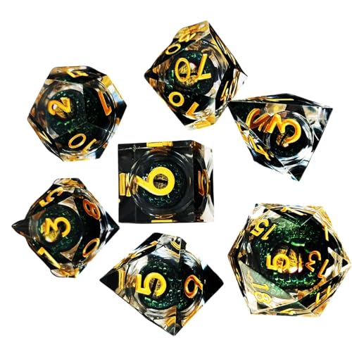 Tiny Role-Playing Dice Set, Table Game Tiny Dice Set, Role-Playing Dice, Dice & Accessories Unique Liquid Core Design Small Polyhedral Polyhedral Dice for Men and Women Gamers Tiny Role-Playing Dice Set, Table Game Tiny Dice Set, Role-Playing Dice, Dice & Accessories Unique Liquid Core Design Small Polyhedral Polyhedral Dice for Men and Women Gamers von Generisch