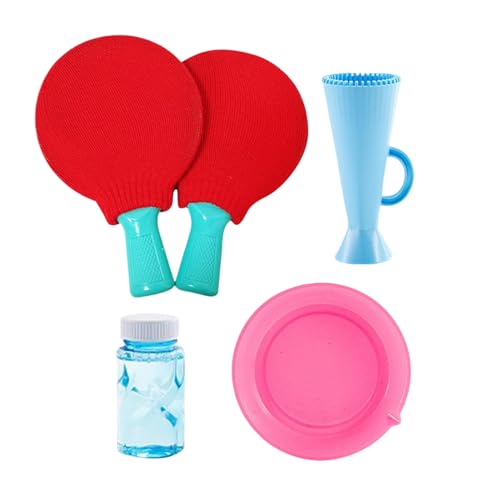 Tischtennis Blasenschläger, Outdoor Fun, 19x12x2,5 cm, Blasen Machen Spielzeug, Blasenblasenspielzeug, Familienunterhaltung, für Garten, Rasen, Partyaktivitäten Tischtennis Blasenschläger, Outdoor Fun, 19x12x2,5 cm, Blasen Machen Spielzeug, Blasenblasenspielzeug, Familienunterhaltung, für Garten, Rasen, Partyaktivitäten von Generisch