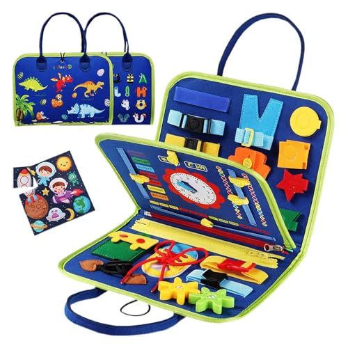 Toddler Activity Book, Soft Busy Book Sensory Boar, 11.02x9.06x1.18 inches Fine Motor Skills Toy, Travel Game, Preschool Learning Activities for Life Skills Training Toddler Activity Book, Soft Busy Book Sensory Boar, 11.02x9.06x1.18 inches Fine Motor Skills Toy, Travel Game, Preschool Learning Activities for Life Skills Training von Generisch