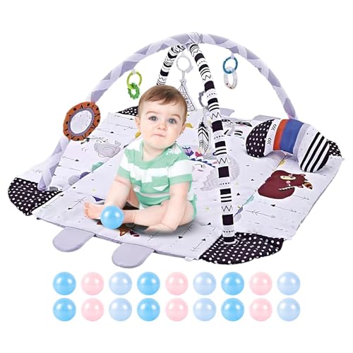 Toddler Activity Mat, Activity Center with Sea Balls and Detachable Toys, Washable Kids Activity Mat, Early Learning Toy for Visual, Hearing, Sensory, Motor Development for Babies and Toddler Activity Mat, Activity Center with Sea Balls and Detachable Toys, Washable Kids Activity Mat, Early Learning Toy for Visual, Hearing, Sensory, Motor Development for Babies and von Generisch