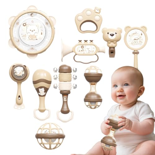 Toddler Musical Instruments, Preschool Percussion Music Toy 9.06x7.09x4.72 Inches, Educational Multi-Sensory Sound Instruments for Playroom, Nursery, Travel, Kids Over 18 Months Toddler Musical Instruments, Preschool Percussion Music Toy 9.06x7.09x4.72 Inches, Educational Multi-Sensory Sound Instruments for Playroom, Nursery, Travel, Kids Over 18 Months von Generisch