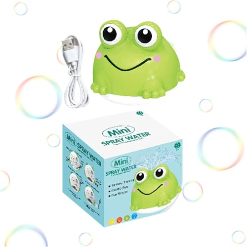 Toddler Shower Toys, Automatic Spray Water Frog Bath Toy, Interactive Preschool Learning Activity, Educational with Light, Battery Operated & Rechargeable, Fun for Kids von Generisch