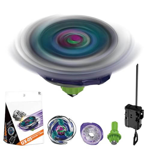 Top Battle, Gyro Combat Set, 4.8x4.8cm/1.89x1.89 Inches Battling Game Toy, High-Speed Top Launcher, Exciting Multiplayer Competition for Stadium Outdoor Party Birthday Fun von Generisch