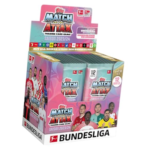Topps Match Attax Bundesliga Karten 2023-2024 - Sammelkarten - Auswahl (1 Display) von Generisch