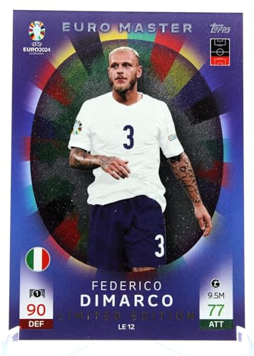 Topps Match Attax Euro 2024 - Federico Dimarco Italien LE 12 Euro Master Limited Edition Trading Card von Generisch