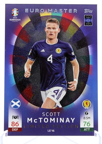 Topps Match Attax Euro 2024 - Scott McTominay Schottland LE 16 Euro Master Limited Edition Trading Card Topps Match Attax Euro 2024 - Scott McTominay Schottland LE 16 Euro Master Limited Edition Trading Card von Generisch