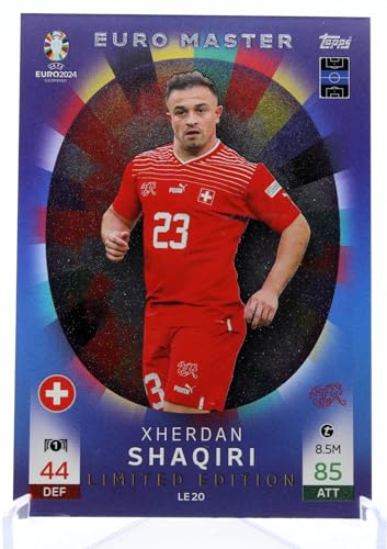 Topps Match Attax Euro 2024 - Xherdan Shaqiri Schweiz LE 20 Euro Master Limited Edition Trading Card Topps Match Attax Euro 2024 - Xherdan Shaqiri Schweiz LE 20 Euro Master Limited Edition Trading Card von Generisch