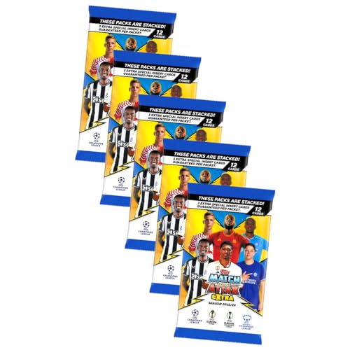 Topps Match Attax Karten Champions League Extra 2023-2024 - 5 Booster Sammelkarten Topps Match Attax Karten Champions League Extra 2023-2024 - 5 Booster Sammelkarten von Generisch