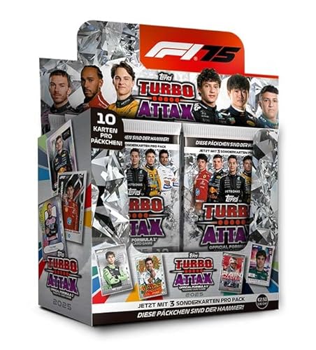 Topps Turbo Attax 2025 | 1x Display je 24 Boosterpacks mit je 10x Sammelkarten von Generisch