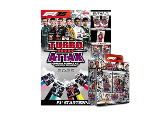 Topps Turbo Attax 2025 | 1x Starterpack + 1x Display je 24 Boosterpacks mit je 10x Sammelkarten Topps Turbo Attax 2025 | 1x Starterpack + 1x Display je 24 Boosterpacks mit je 10x Sammelkarten von Generisch