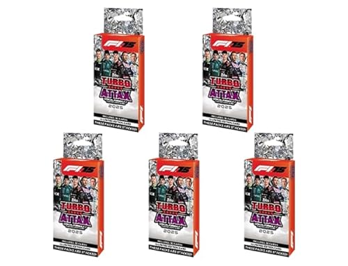 Topps Turbo Attax 2025 | 5X Eco Blister Pack | je 30 Karten + Limited Edition | Deutsche Version Topps Turbo Attax 2025 | 5X Eco Blister Pack | je 30 Karten + Limited Edition | Deutsche Version von Generisch