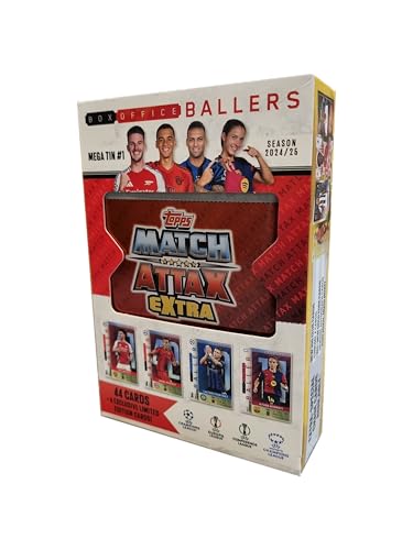 Topps UCL Champions League Match Attax EXTRA 2024/2025 / MEGA TIN 1 Box Office Baller Topps UCL Champions League Match Attax EXTRA 2024/2025 / MEGA TIN 1 Box Office Baller von Generisch