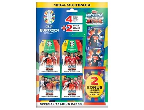 Topps UEFA Euro 2024 Germany Match Attax Trading Cards – 1x Mega Multipack von Match Attax
