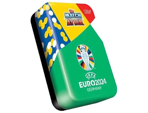 Topps UEFA Euro 2024 Germany Match Attax Trading Cards – 1x Mega Tin Grün von Match Attax