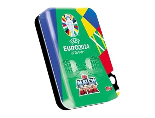Topps UEFA Euro 2024 Germany Match Attax Trading Cards – 1x Mini Tin Grün von Match Attax