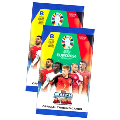 Topps UEFA Euro 2024 Trading Cards Germany Match Attax Karten - EM Sammelkarten - 2 Booster von Match Attax