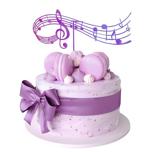 Tortenaufsatz mit Musiknoten, Acryl, Musikthema, Geburtstagsparty, Rock-Cupcake-Topper, Gitarre, Kuchendekoration für Musikerparty, Babyparty Tortenaufsatz mit Musiknoten, Acryl, Musikthema, Geburtstagsparty, Rock-Cupcake-Topper, Gitarre, Kuchendekoration für Musikerparty, Babyparty von Generisch