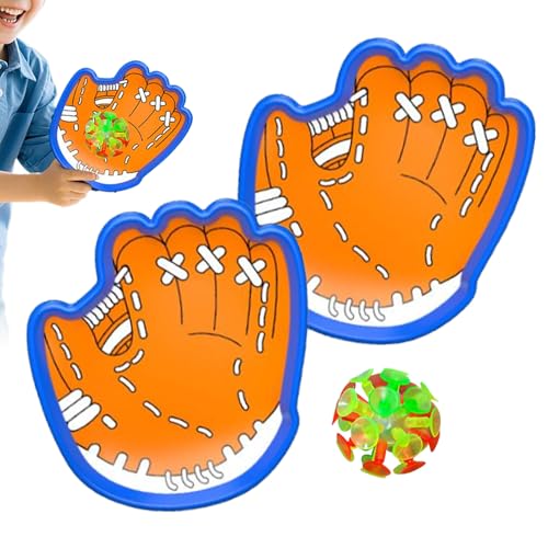 Toss Ball - Catch Game Set für, interaktives Sportspielzeug mit einfacher Grifffunktion, Outdoor -Aktivität Teenager Erwachsene Hinterhof Garten Wohnzimmer Schlafzimmer Park Beach School Campingreisen von Generisch