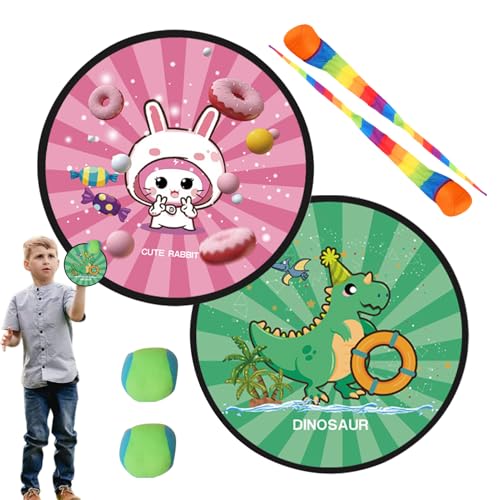Toss and Catch Ball Game, Catch Toy Kids, Fun Parent-Child Interactive Play, 37.8x3.35 inches, Outdoor Activity Set, Perfect Easter Basket Stuffer for Boys, Girls, Children von Generisch