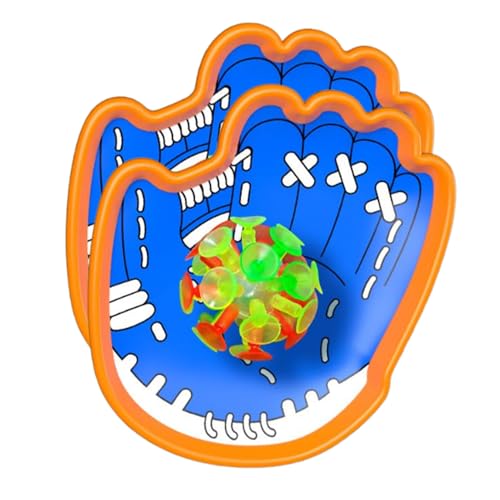 Toss and Catch Ball Set, Grip Paddle Toy für Hinterhofspaß Sport, robustes Spielset mit sicheren Materialien, Aktivitätszubehör für Teenager Kinder School Birthday Party Park Garten Wohnzimmer Schlafz von Generisch