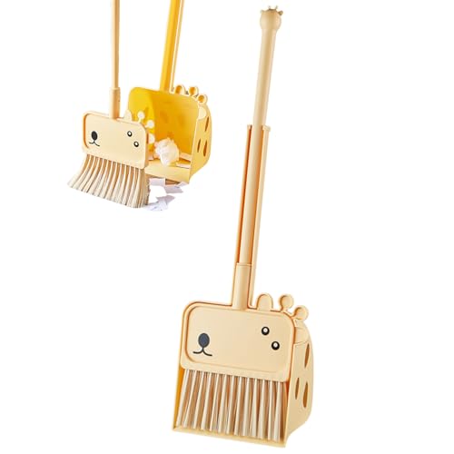 Toy Breom Set - Kinderreinigungskit, Spielsputzzubehör | Cartoon Mopp und Besenset, Spielzeugreinigungsset, Kinderstaub und Pinsel, Besen, Staubpfanne, Spielzeugküche Kleinkindreinigungsset für Toy Breom Set - Kinderreinigungskit, Spielsputzzubehör | Cartoon Mopp und Besenset, Spielzeugreinigungsset, Kinderstaub und Pinsel, Besen, Staubpfanne, Spielzeugküche Kleinkindreinigungsset für von Generisch