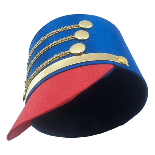 Toy Soldier Hut, Erwachsene Nussknacker Hut | Nussknacker Hut Marching Band Majoret Ringspielzeug, Einzigartiger Festival -Cosplay -Spielzeug Nussknacker Hut, Teenager, Männer Toy Soldier Hut Soldat B Toy Soldier Hut, Erwachsene Nussknacker Hut | Nussknacker Hut Marching Band Majoret Ringspielzeug, Einzigartiger Festival -Cosplay -Spielzeug Nussknacker Hut, Teenager, Männer Toy Soldier Hut Soldat B von Generisch