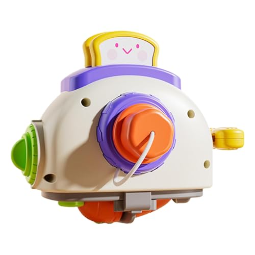 Toy Toaster for Kids, Cartoon Kid Kitchen Toaster, 5.12x4.72x5.91 Inches Children Toasters Toy, Early Learning Stuff for Home, Kindergarten, Nursery, Preschool, Abs, von Generisch