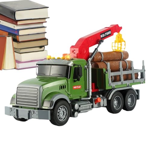 Toy Tow Truck - Interactive Truck Toy, Kinderleuchten Fahrzeug | Müllbehälter -Lader Set, Sound Blitzer Spielzeugwagen zum Erntedankfest Geburtstag Chinesisch Neujahr Familienspaß Bildungswesen, so tu von Generisch
