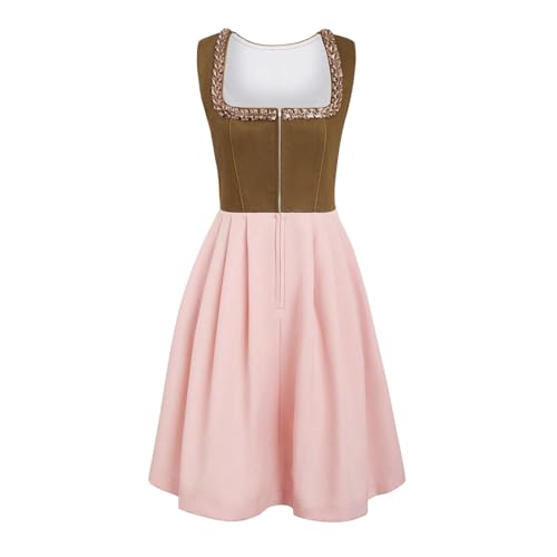 Traditionelles Dirndl FüR Damen Karneval Fasching Oktoberfest Outfit KostüMe Cosplay Bayerischen DienstmäDchen-Uniform Mit SchüRze Bluse Besondere AnläSse Traditionelles Dirndl FüR Damen Karneval Fasching Oktoberfest Outfit KostüMe Cosplay Bayerischen DienstmäDchen-Uniform Mit SchüRze Bluse Besondere AnläSse von Generisch