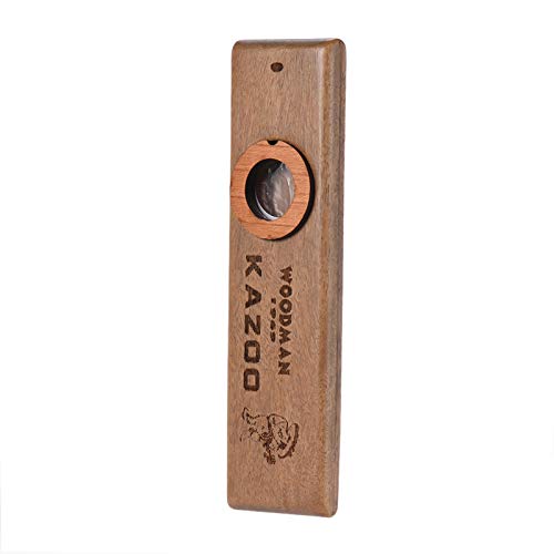 Traditionelles Holzkazoo mit eleganten Mustern, glatte Oberfläche, einfaches Spielen für alle Altersgruppen, inklusive Metallbox, Membranen und Stecker Traditionelles Holzkazoo mit eleganten Mustern, glatte Oberfläche, einfaches Spielen für alle Altersgruppen, inklusive Metallbox, Membranen und Stecker von Generisch