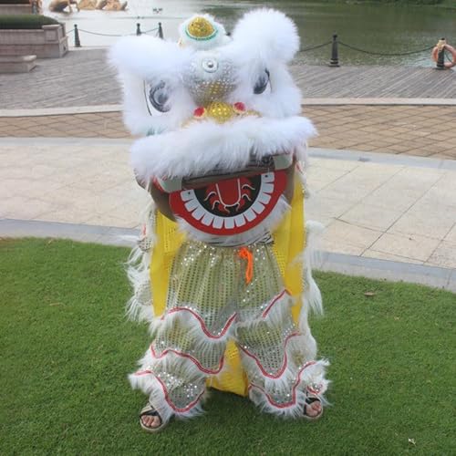 Traditionelles chinesisches Löwen-Tanz-Kostüm-Set für Kinder, komplett mit Kopfumhang und Hose, ideal für Outdoor-Auftritte und sportliche Aktivitäten Traditionelles chinesisches Löwen-Tanz-Kostüm-Set für Kinder, komplett mit Kopfumhang und Hose, ideal für Outdoor-Auftritte und sportliche Aktivitäten von Generisch