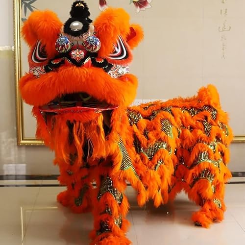 Traditionelles chinesisches Löwen-Tanz-Maskottchen-Kostüm-Set für Neujahrsfeiern und Outdoor-Auftritte Traditionelles chinesisches Löwen-Tanz-Maskottchen-Kostüm-Set für Neujahrsfeiern und Outdoor-Auftritte von Generisch