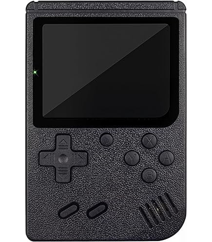 Tragbare Spielekonsole mit Arcade-Spielen | Mini-Retro-Spielkonsole | 400 Spiele in 1 | Tragbare klassische Spiele Weihnachtsgeschenk | Super Retro-Spiele für Kinder und Erwachsene | Schwarz von Generisch