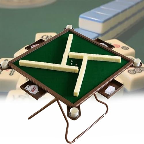 Tragbarer, faltbarer Spieltisch mit verdicktem, leisem Samt für Poker, Mahjong und Dominosteine Tragbarer, faltbarer Spieltisch mit verdicktem, leisem Samt für Poker, Mahjong und Dominosteine von Generisch