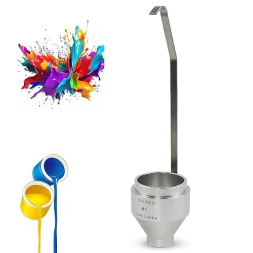 Tragbarer DIN-Tauchviskositätsbecher, Farbviskositätsbecher, Farbviskositätsbecher, Bechervolumen 100 ± 1 Ml, Durchflussdüsendurchmesser 4 Mm + 0,02 Mm, for Lackierungen, Ölfarbstoffsauce Tragbarer DIN-Tauchviskositätsbecher, Farbviskositätsbecher, Farbviskositätsbecher, Bechervolumen 100 ± 1 Ml, Durchflussdüsendurchmesser 4 Mm + 0,02 Mm, for Lackierungen, Ölfarbstoffsauce von Generisch