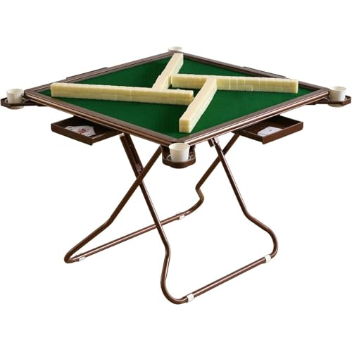 Tragbarer faltbarer Spieltisch mit Schubladen und Getränkehaltern, langlebige Filzoberfläche für Zuhause und Party-Unterhaltung Tragbarer faltbarer Spieltisch mit Schubladen und Getränkehaltern, langlebige Filzoberfläche für Zuhause und Party-Unterhaltung von Generisch
