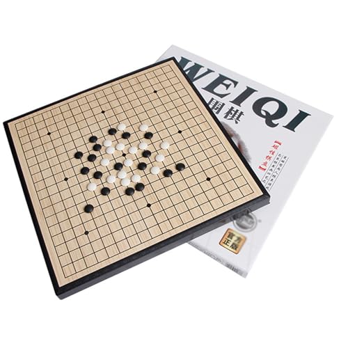 Tragbares magnetisches Go-Spiel-Set, Klappbrett mit 298 magnetischen Steinen, wasserdicht und feuchtigkeitsbeständig, inklusive Aufbewahrungsschale, perfekt für Anfänger (nicht faltbar, 71,1 x 71,1 Tragbares magnetisches Go-Spiel-Set, Klappbrett mit 298 magnetischen Steinen, wasserdicht und feuchtigkeitsbeständig, inklusive Aufbewahrungsschale, perfekt für Anfänger (nicht faltbar, 71,1 x 71,1 von Generisch